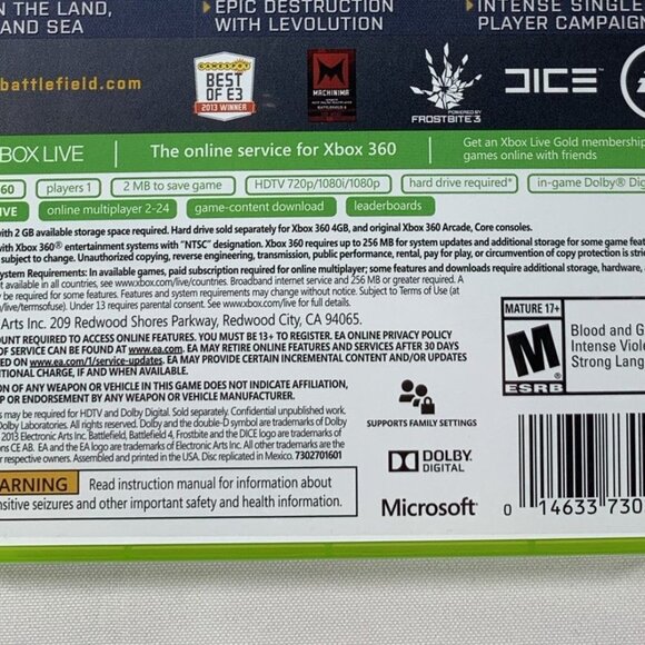 Battlefield 4 Xbox 360 Game China Rising Expansion Pack Includes 2 Discs Tested - Picture 6 of 6